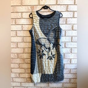 Frank Lyman Layered Ruffle Butterfly Dress - Size 16